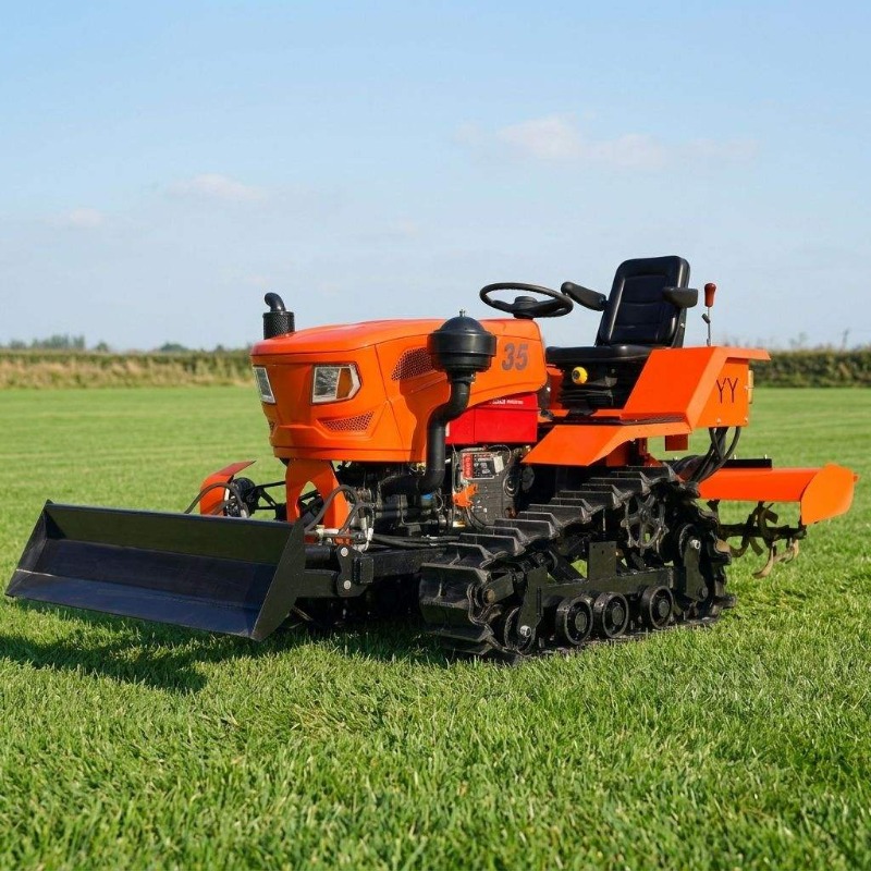 Гусеничный полноприводный рото – обзор и цена Agriculture Farming Tractor