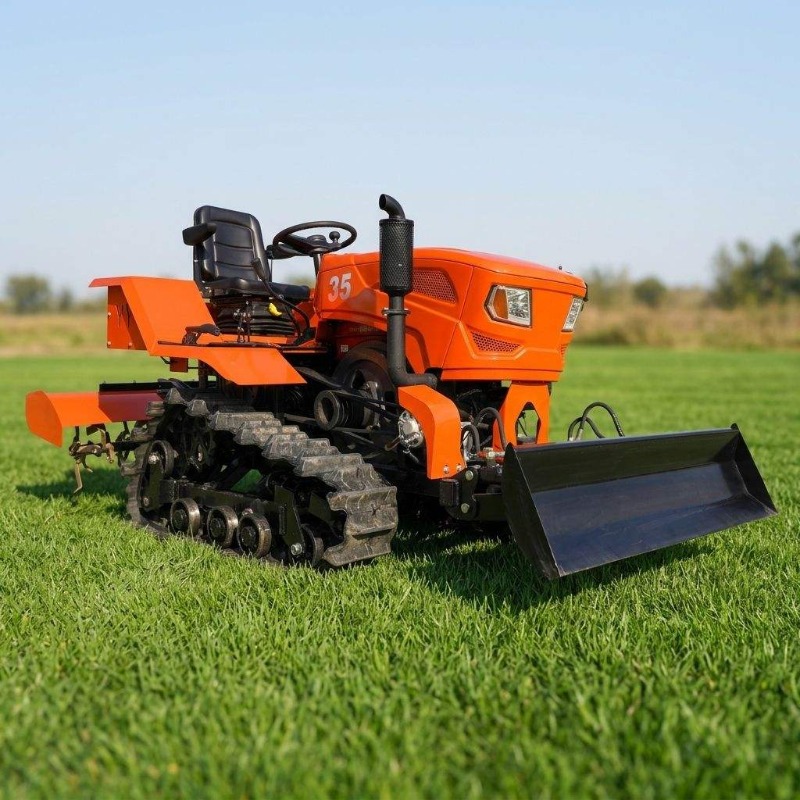 Гусеничный полноприводный рото – обзор и цена Agriculture Farming Tractor